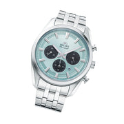 Orient TX03 Solar Quartz Chronograph Diver Watch with Ice Blue Dial #RA-TX0304L10B