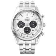 Orient TX03 Solar Quartz Chronograph Diver Watch with White Dial #RA-TX0305S10B