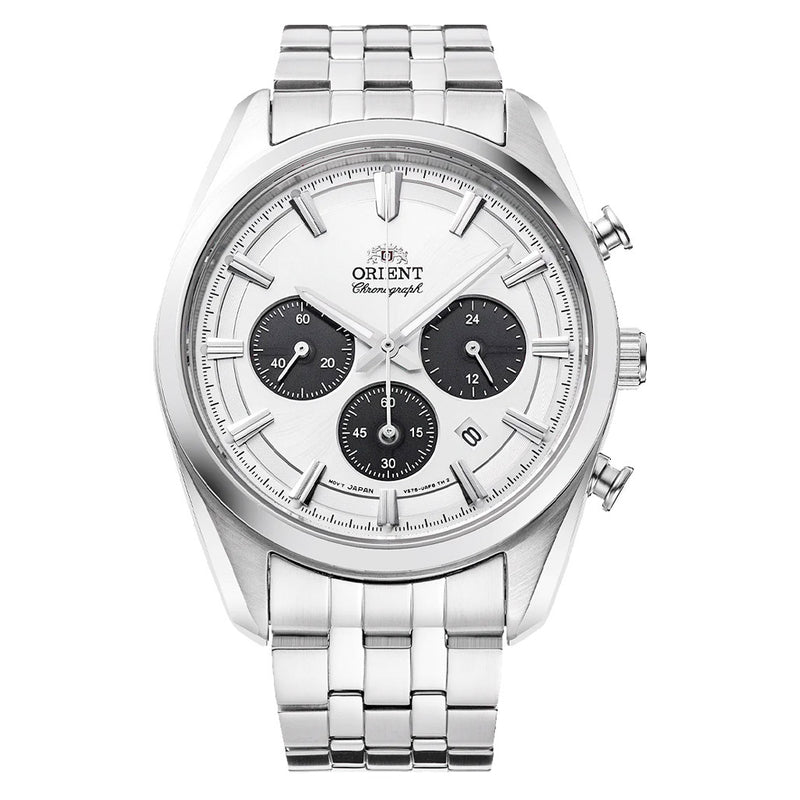 Orient TX03 Solar Quartz Chronograph Diver Watch with White Dial #RA-TX0305S10B