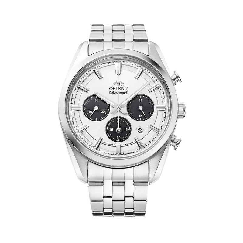 Orient TX03 Solar Quartz Chronograph Diver Watch with White Dial #RA-TX0305S10B