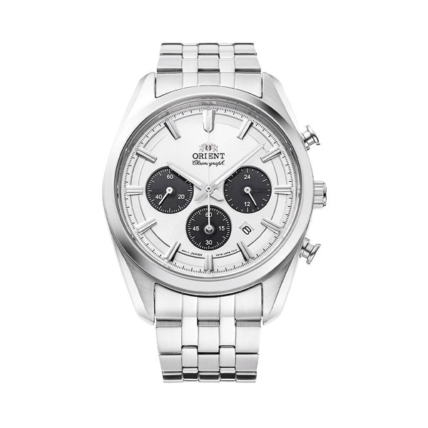 Orient TX03 Solar Quartz Chronograph Diver Watch with White Dial #RA-TX0305S10B