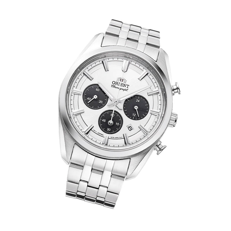 Orient TX03 Solar Quartz Chronograph Diver Watch with White Dial #RA-TX0305S10B