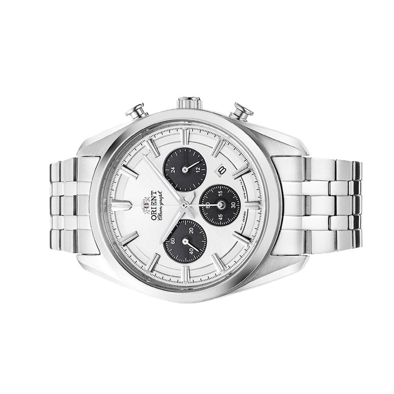Orient TX03 Solar Quartz Chronograph Diver Watch with White Dial #RA-TX0305S10B
