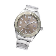 Orient Solar Quartz Diver Watch with Brown Sunburst Dial #RA-WJ0004Y10B