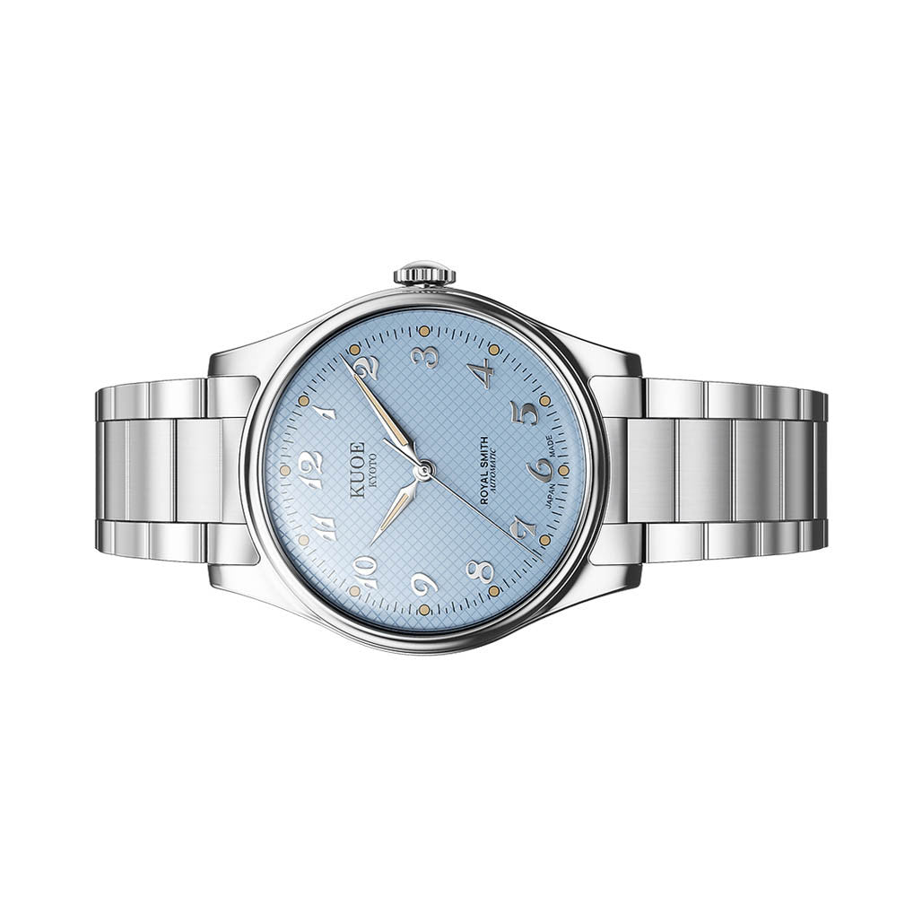 KUOE Royal Smith 90-006 Blue Dial Watch with Breguet Numerals