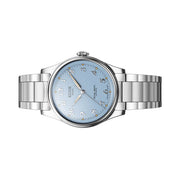 KUOE Royal Smith 90-006 Blue Dial Watch with Breguet Numerals #RS90006BG-SV-BL