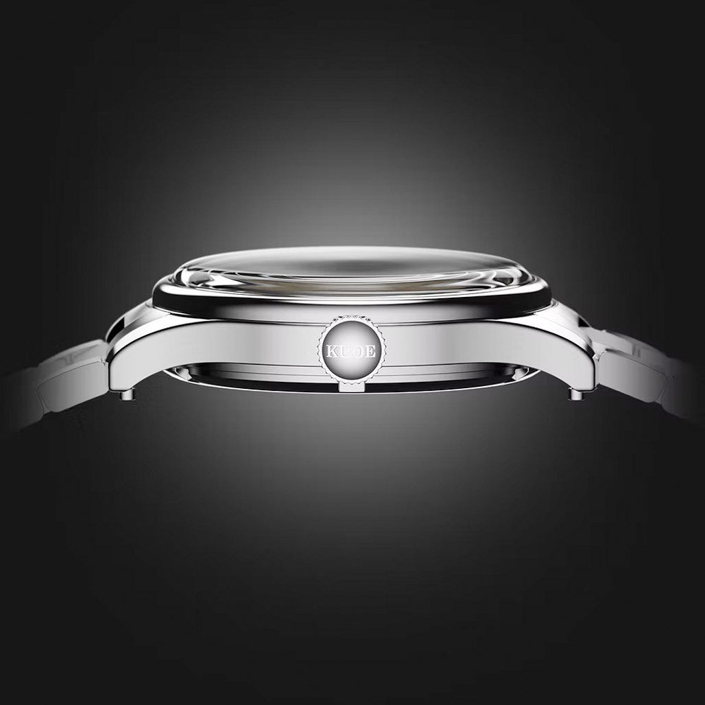 KUOE Royal Smith 90-006 Black Dial Watch with Breguet Numerals