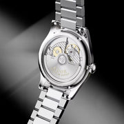 KUOE Royal Smith 90-006 Black Dial Watch with Breguet Numerals #RS90006BG-SV-BK