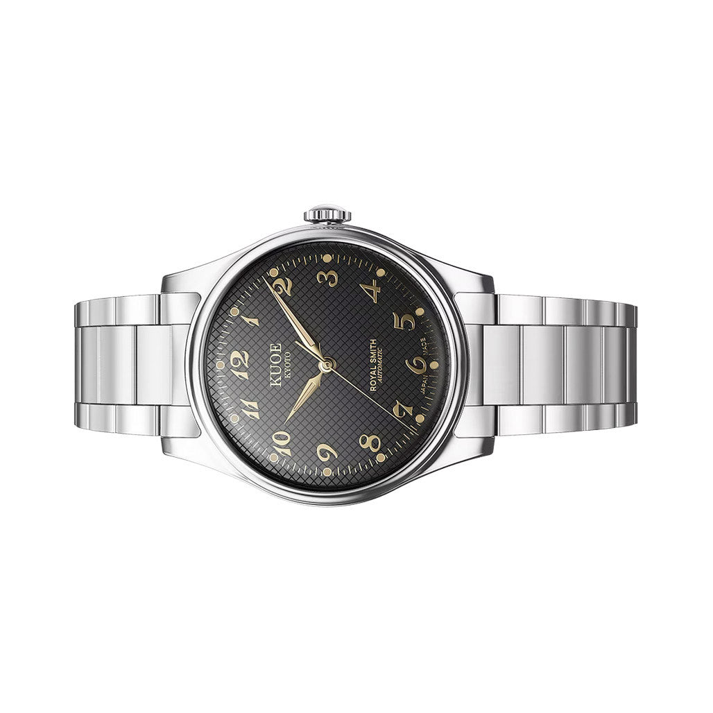 KUOE Royal Smith 90-006 Black Dial Watch with Breguet Numerals