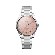 KUOE Royal Smith 90-006 Pink Dial Watch with Breguet Numerals #RS90006BG-SV-PK