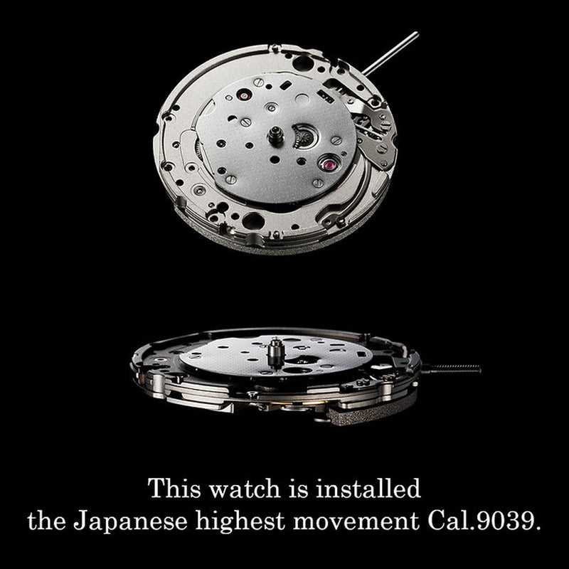 KUOE Royal Smith 90-008 Silver 34mm Dress Watch with Ivory Dial #RS90008-SV-SV