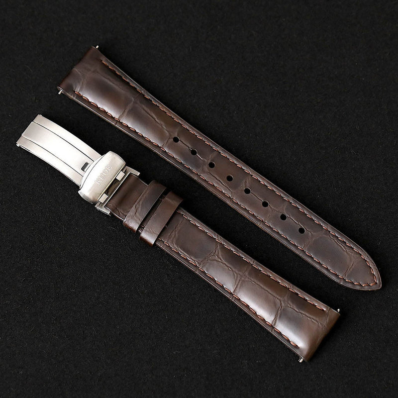 KUOE Royal Smith 90-0010 Grainy Ivory Dial Watch #RS90010-IV-GRAINY-BOR-EX