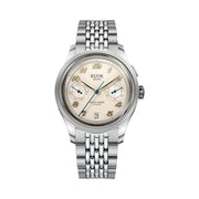 KUOE Royal Smith 90-0010 Grainy Ivory Dial Watch #RS90010-IV-GRAINY-BOR-EX