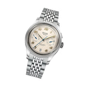 KUOE Royal Smith 90-0010 Grainy Ivory Dial Watch #RS90010-IV-GRAINY-BOR-EX