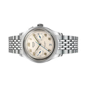 KUOE Royal Smith 90-0010 Grainy Ivory Dial Watch #RS90010-IV-GRAINY-BOR-EX