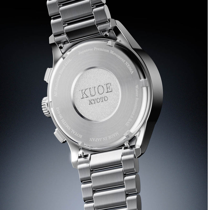 KUOE ROYAL SMITH 90-012 Automatic Chronograph with Navy Dial #RS90012-A-NV-FLAT