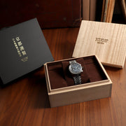 KUOE ROYAL SMITH 90-012 Automatic Chronograph with Salmon Dial #RS90012-A-SAL-FLAT