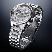 KUOE ROYAL SMITH 90-012 Automatic Chronograph with Silver Dial #RS90012-A-SV-FLAT