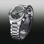 KUOE ROYAL SMITH 90-012 Automatic Chronograph with Green Dial #RS90012-GR-FLAT