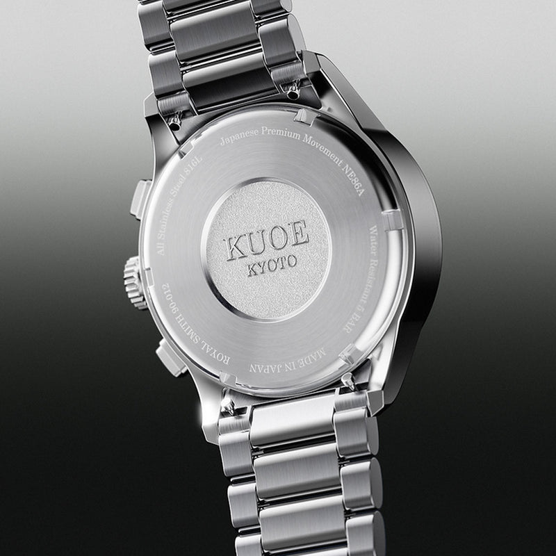 KUOE ROYAL SMITH 90-012 Automatic Chronograph with Green Dial #RS90012-GR-FLAT