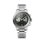 KUOE ROYAL SMITH 90-012 Automatic Chronograph with Green Dial #RS90012-GR-FLAT