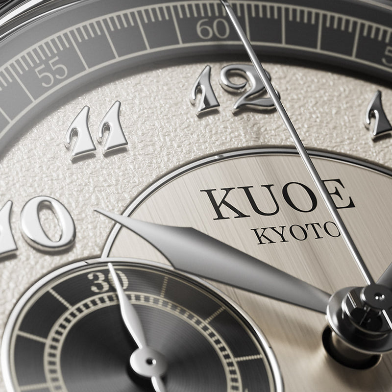 KUOE ROYAL SMITH 90-012 Automatic Chronograph with Panda Dial #RS90012-PA-FLAT
