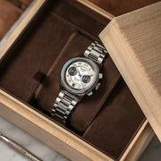 KUOE ROYAL SMITH 90-012 Automatic Chronograph with Panda Dial #RS90012-PA-FLAT