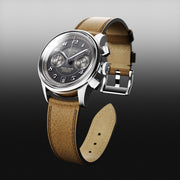 KUOE ROYAL SMITH 90-012 Automatic Chronograph with Grey Dial #RS90012-RPA-FLAT