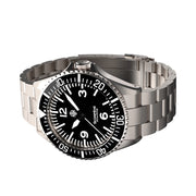NTH Scorpene Black Hi-Beat Automatic Dive Watch without Date #WW-NTH-SCKN side