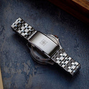Second Hour Gin Clear Mk2 Watch with Sunburst Black Dial #SEC-HOU-01