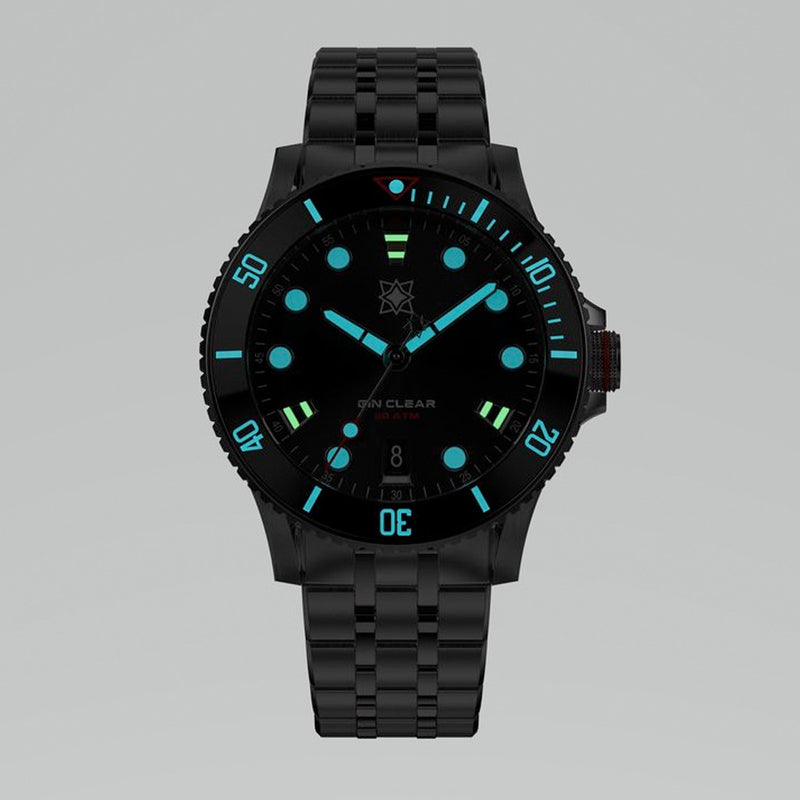 Second Hour Gin Clear Mk2 Watch with Arctic White Dial #SEC-HOU-02