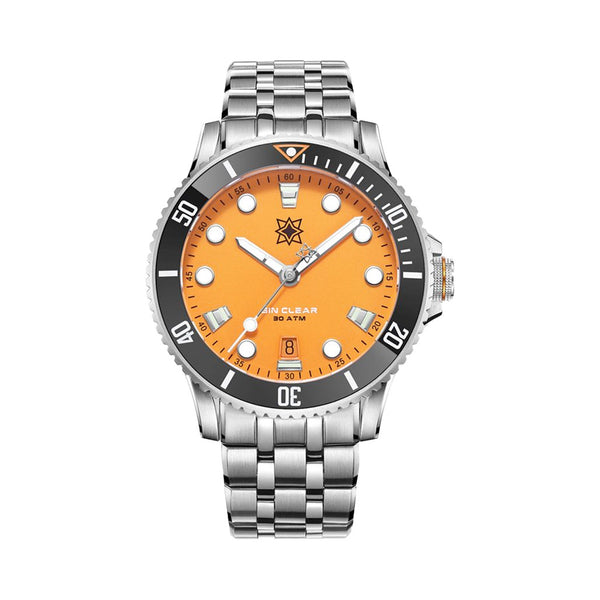 Second Hour Gin Clear Mk2 Watch with Ocean Sunset Dial #SEC-HOU-03