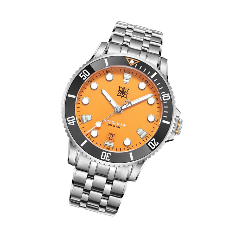 Second Hour Gin Clear Mk2 Watch with Ocean Sunset Dial #SEC-HOU-03