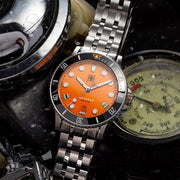Second Hour Gin Clear Mk2 Watch with Ocean Sunset Dial #SEC-HOU-03