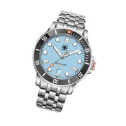 Second Hour Gin Clear Mk2 Watch with Pastel Blue Dial #SEC-HOU-04