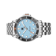 Second Hour Gin Clear Mk2 Watch with Pastel Blue Dial #SEC-HOU-04
