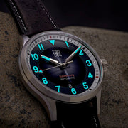 Second Hour Sattelberg Mk2 Watch with Blue Dial #SEC-HOU-07