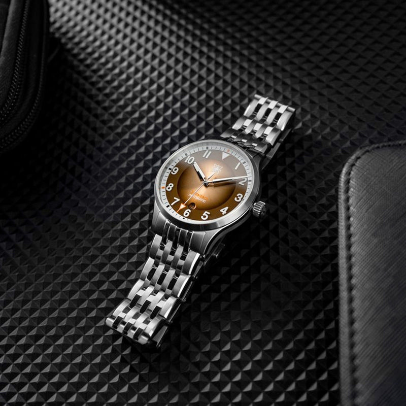 Second Hour Sattelberg Mk2 Watch with Copper Dial #SEC-HOU-08
