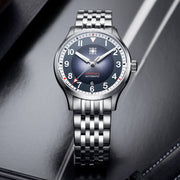 Second Hour Sattelberg Mk2 Watch with Black Dial #SEC-HOU-09