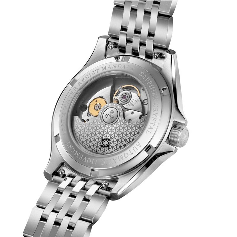 Second Hour Mandala Mk3 Watch with White & Blue Dial #SEC-HOU-10