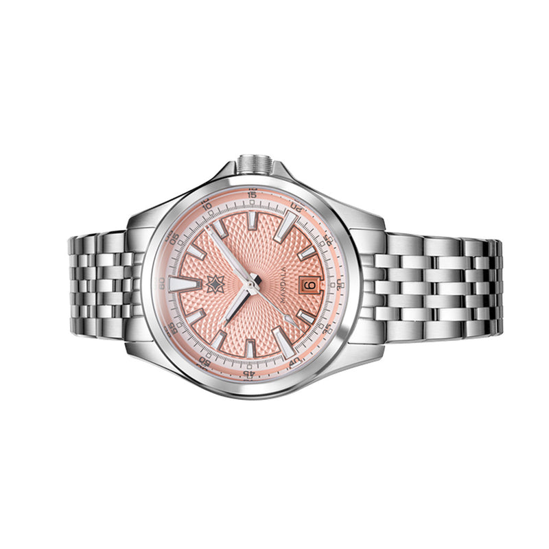 Second Hour Mandala Mk3 Watch with Salmon Dial #SEC-HOU-12