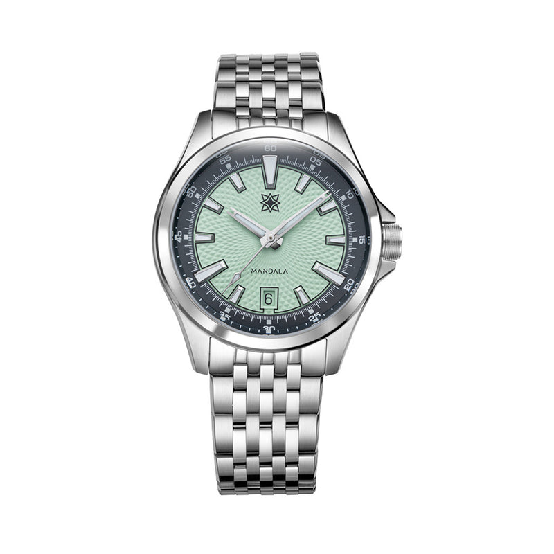 Second Hour Mandala Mk3 Watch with Mint Dial #SEC-HOU-14