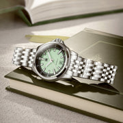 Second Hour Mandala Mk3 Watch with Mint Dial #SEC-HOU-14