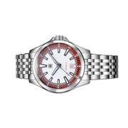 Second Hour Mandala Mk3 Watch with White and Red Dial #SEC-HOU-16