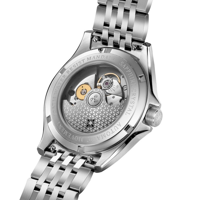 Second Hour Mandala Mk3 Watch with White and Red Dial #SEC-HOU-16