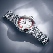 Second Hour Mandala Mk3 Watch with White and Red Dial #SEC-HOU-16