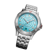 Second Hour Gin Clear Mk2 Watch with Pale Aqua Dial #SEC-HOU-17