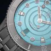 Second Hour Gin Clear Mk2 Watch with Pale Aqua Dial #SEC-HOU-17