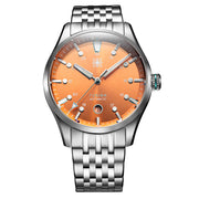 Second Hour Fusion Mk1 Watch with Orange Dial #SEC-HOU-18