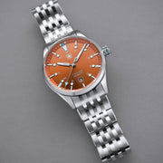 Second Hour Fusion Mk1 Watch with Orange Dial #SEC-HOU-18